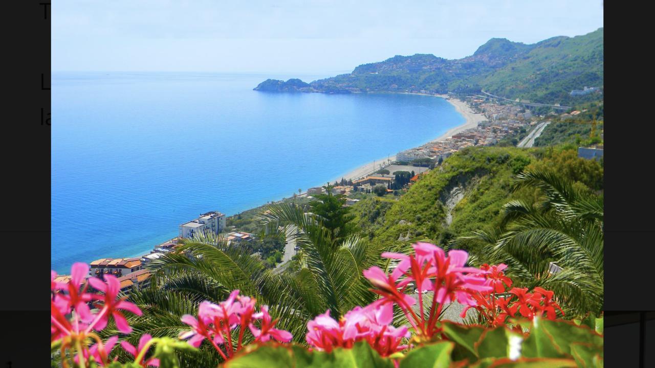 La Nave Sul Mare Di Taormina Bed and Breakfast Letojanni Buitenkant foto